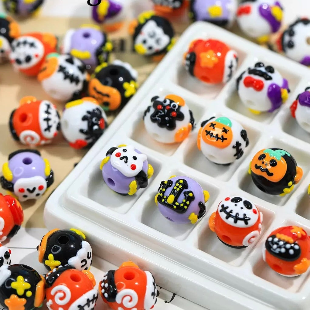 !!! Halloween & Xmas Acrylic Beads Lucky Boxes - Lingling shop