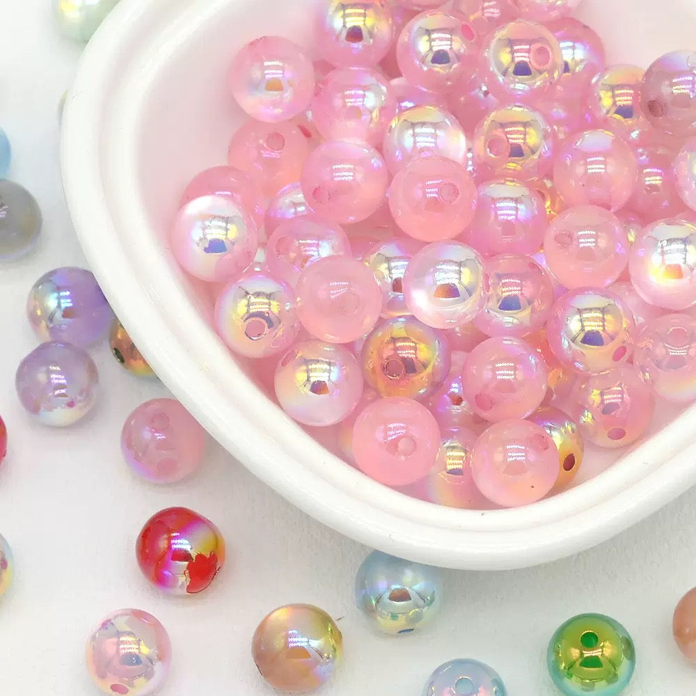 !!! DIY UV-Electroplated Resin Beads - Lingling shop