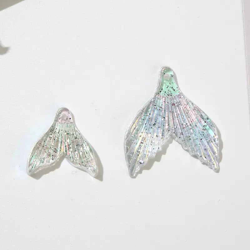 !!! DIY Pure Color Glass Beads & Mermaid Tail Accessories - Lingling shop
