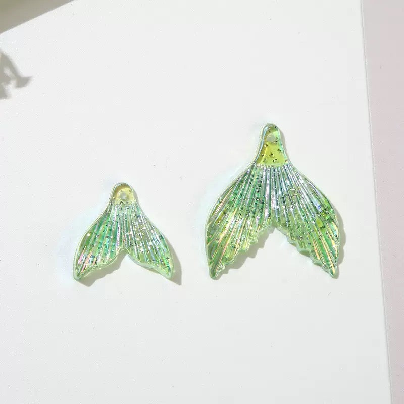 !!! DIY Pure Color Glass Beads & Mermaid Tail Accessories - Lingling shop