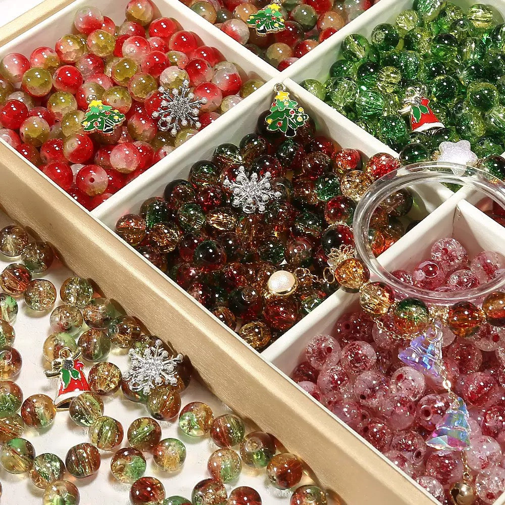 !!! Christmas DIY Glass Beads Lucky bags - Lingling shop