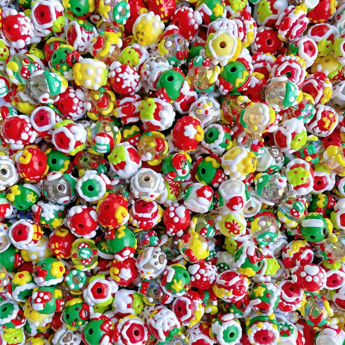 !!! Halloween & Xmas Acrylic Beads Lucky Boxes - Lingling shop