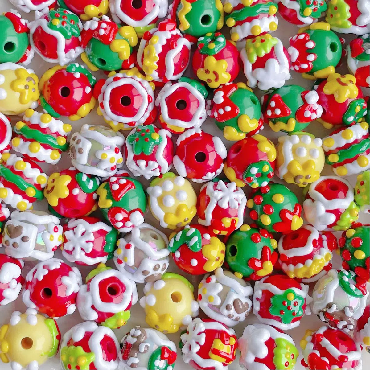 !!! Halloween & Xmas Acrylic Beads Lucky Boxes - Lingling shop