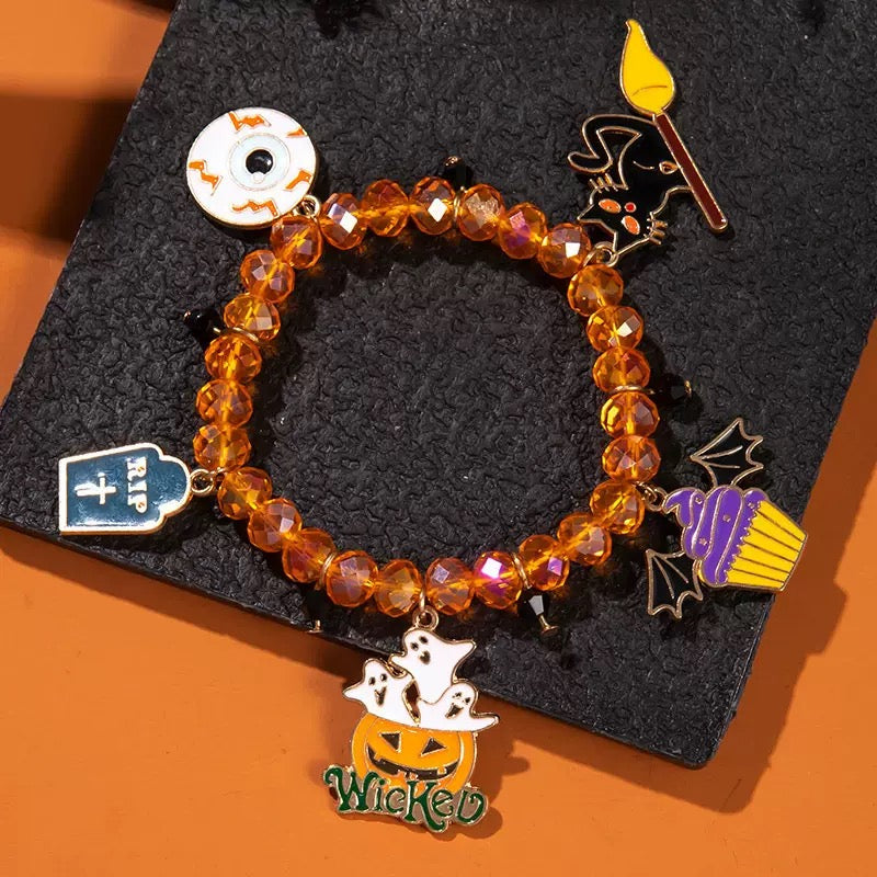 !!! Halloween DIY Finished Glass Bracelets - Lingling shop