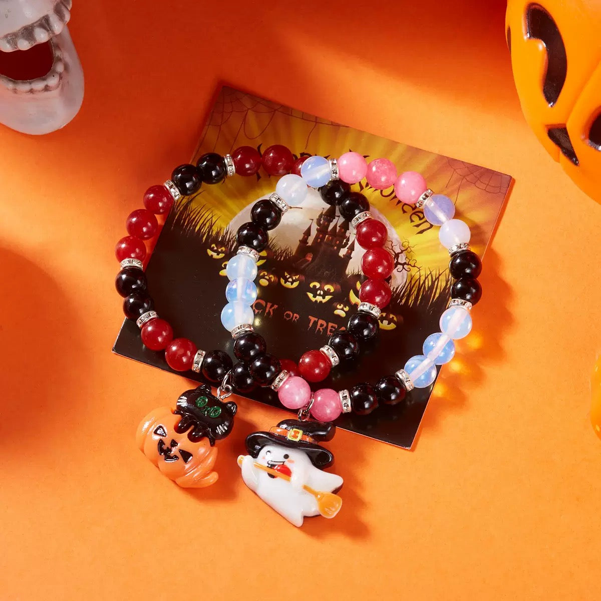 !!! Halloween DIY Finished Glass Bracelets - Lingling shop