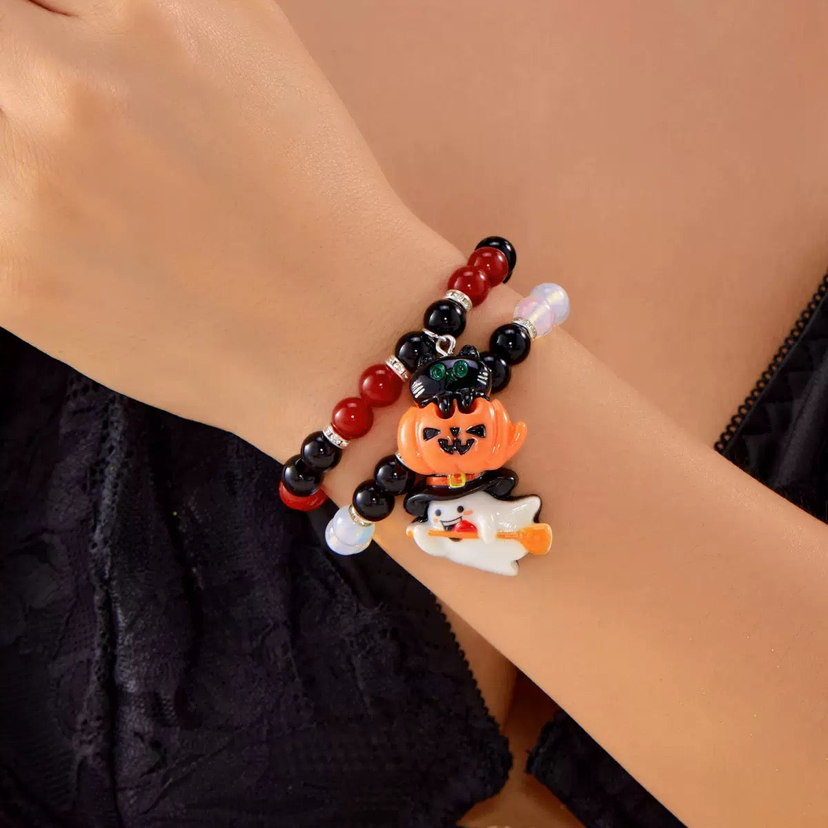 !!! Halloween DIY Finished Glass Bracelets - Lingling shop