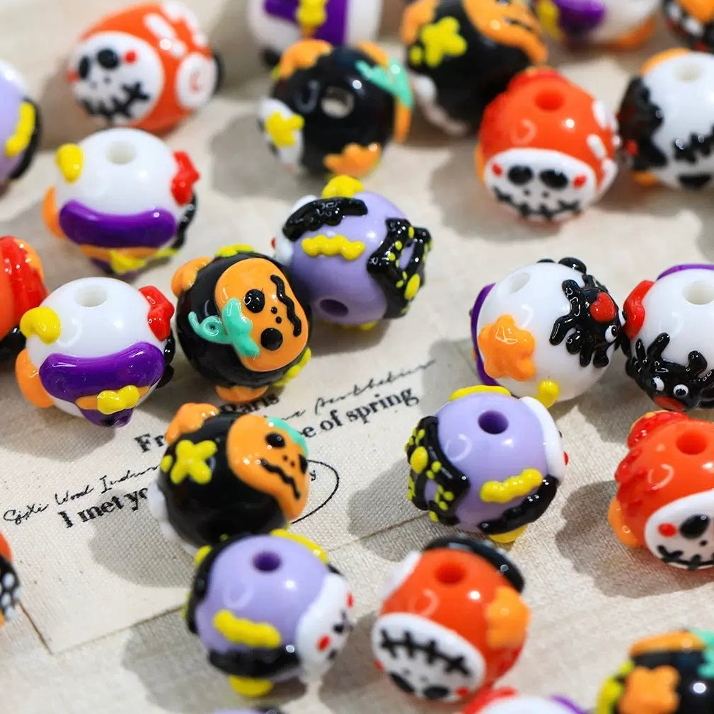 !!! Halloween & Xmas Acrylic Beads Lucky Boxes - Lingling shop