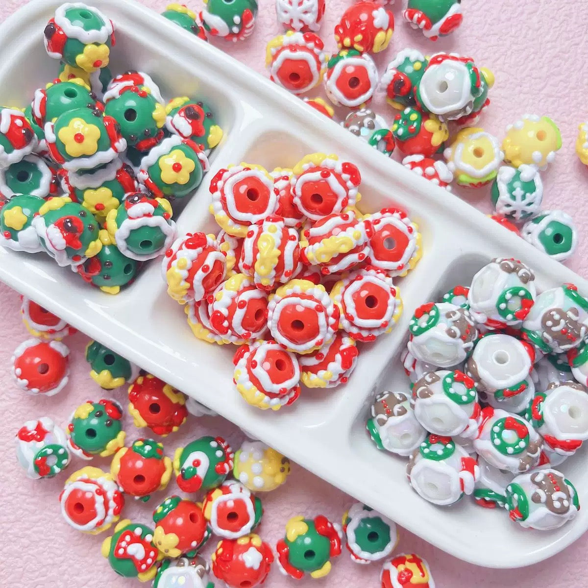 !!! Halloween & Xmas Acrylic Beads Lucky Boxes - Lingling shop